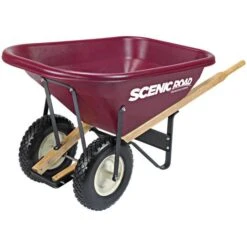 Scenic Road M8 Wheelbarrow With Flat Free Tires