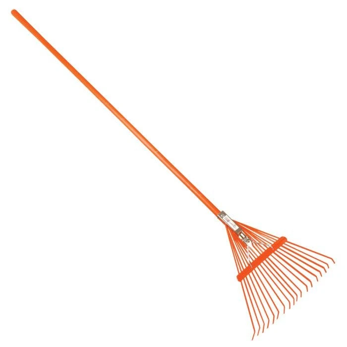 Leonard Spring Rake, 18-Tine Head With Composite Handle 1 Leonard Spring Rake, 18-Tine Head With Composite Handle