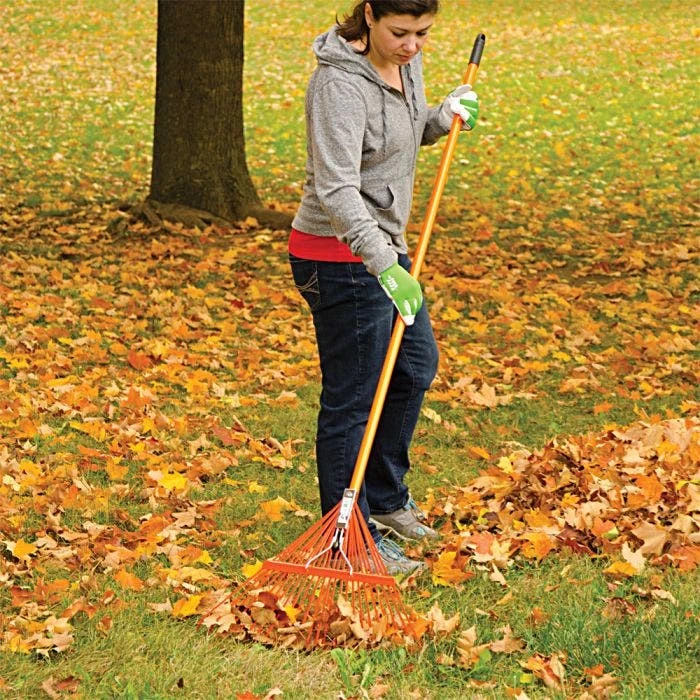 Leonard Spring Rake, 24-Tine Head With Fiberglass Handle 7 Leonard Spring Rake, 24-Tine Head With Fiberglass Handle - Image 7