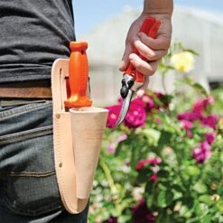 Deluxe Soil Knife, Pruner, Sheath Combo By A.M. Leonard, Lifetime Warranty -Garden Care pkcom 3 1
