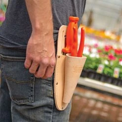 Deluxe Soil Knife, Pruner, Sheath Combo By A.M. Leonard, Lifetime Warranty -Garden Care pkcom 4 1