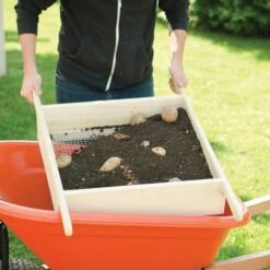 Wheelbarrow Sifter For Compost And Soil -Garden Care s22 6