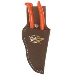 Leonard Pruner Case Leather 8in With Snap -Garden Care scb8 1
