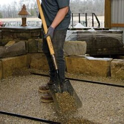 Leonard Square Point, Open-Back Shovel With Hardwood Handle -Garden Care sps live