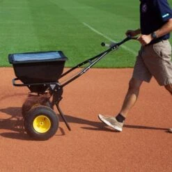 Spyker Ergo-Pro Spreader 80lb With Powder Coated Frame -Garden Care spy80 1p live baseball 1
