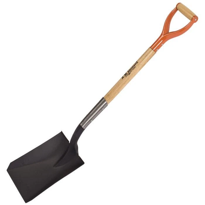 Leonard Square Point Closed Back Shovel With D Grip Handle 1 Leonard Square Point Closed Back Shovel With D Grip Handle