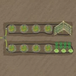 Leonard Simple Soak Soaker Hose Garden Row Watering Kit -Garden Care srk100 3