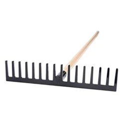 Leonard American-Made Steel Landscape Rake With American Ash Handle -Garden Care usarake 2