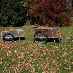Yard Cart W/ Pneumatic Wheels