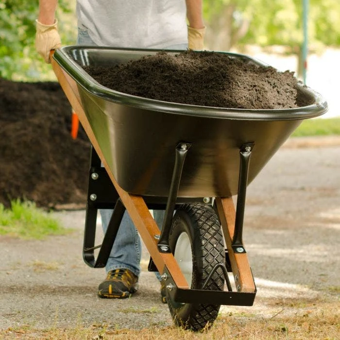 Leonard 6 Cubic Foot Capacity Poly Tray Wheelbarrows 11 Leonard 6 Cubic Foot Capacity Poly Tray Wheelbarrows - Image 11