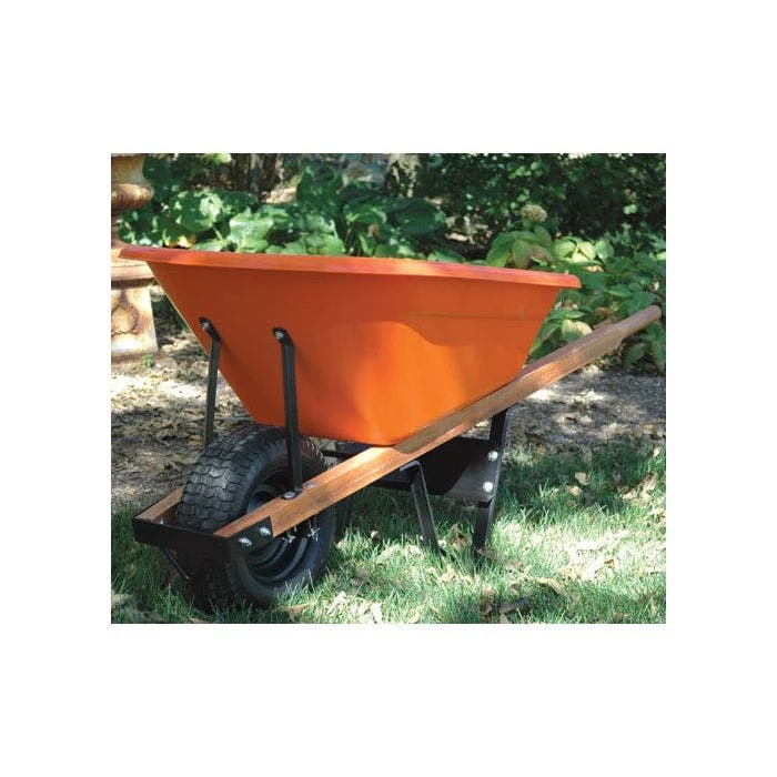 Leonard 6 Cubic Foot Capacity Poly Tray Wheelbarrows 5 Leonard 6 Cubic Foot Capacity Poly Tray Wheelbarrows - Image 5