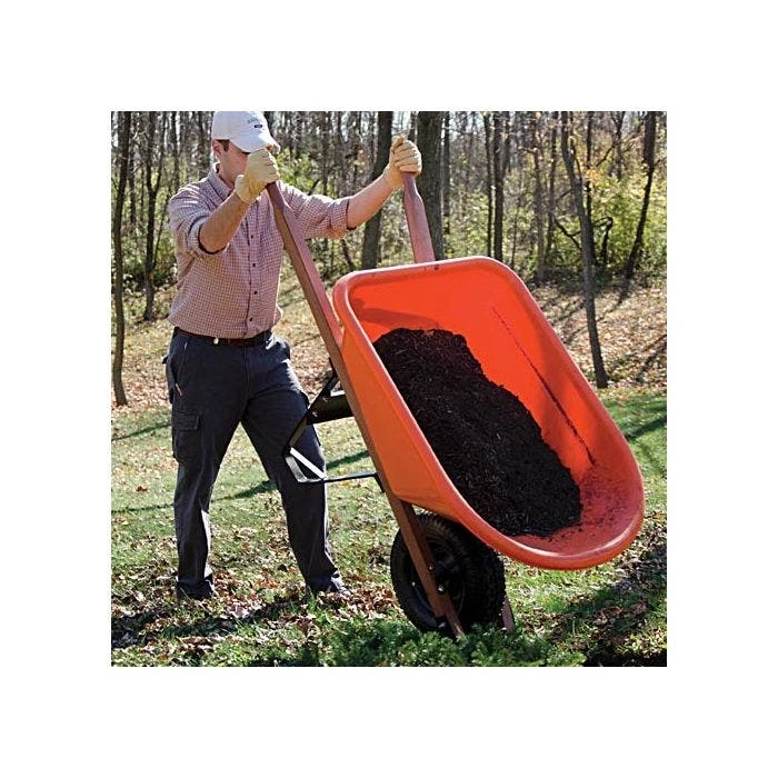 Leonard 6 Cubic Foot Capacity Poly Tray Wheelbarrows 6 Leonard 6 Cubic Foot Capacity Poly Tray Wheelbarrows - Image 6