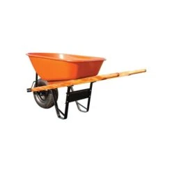 Leonard 6 Cubic Foot Capacity Steel Tray Wheelbarrows -Garden Care vp wbx 2