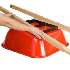 Leonard 6 Cubic Foot Capacity Steel Tray Wheelbarrows -Garden Care vp wbx 3