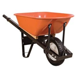 Leonard 6 Cubic Foot Steel Tray Wheelbarrows With Steel Handles 6 Leonard 6 Cubic Foot Steel Tray Wheelbarrows With Steel Handles -Garden Care vp wbxs 2